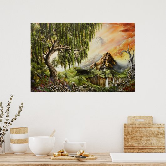 Eden Oil Paintings Poster (Küche)