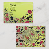 EDEN / WHIMSICAL GARDEN / Gelber Topaz Visitenkarte (Vorne/Hinten)