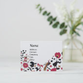 EDEN / WHIMSICAL GARDEN VISITENKARTE (Stehend Vorderseite)