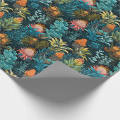Edens Geheimgartenmuster Geschenkpapier (Ecke)