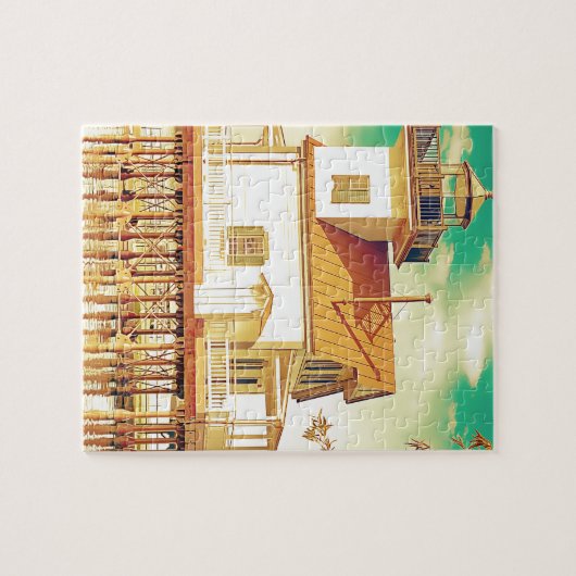 Edenton NC Lighthouse Puzzle (Horizontal)
