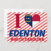 Edenton, North Carolina Postkarte (Vorne/Hinten)