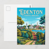 Edenton USA Postkarte (Vorne/Hinten)