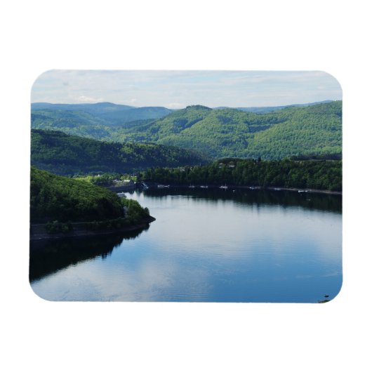 Edersee Aussicht von Schloß Waldeck Magnet (Horizontal)