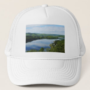 Edersee Aussicht von Schloß Waldeck Truckerkappe