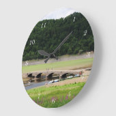 Edersee Brücke von Asel Große Wanduhr (Winkel)