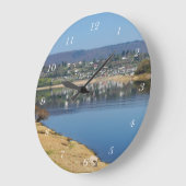 Edersee Bucht bei Bringhausen Große Wanduhr (Winkel)