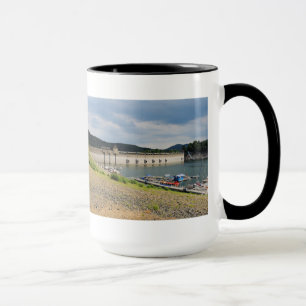 Edersee Staumauer bei Niedrigwasser Tasse