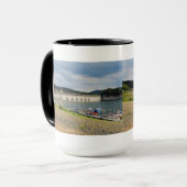 Edersee Staumauer bei Niedrigwasser Tasse (Vorderseite Links)