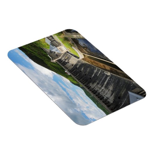 Edersee Staumauer mit Schloß Waldeck Magnet (Rechte Seite)
