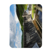 Edersee Staumauer mit Schloß Waldeck Magnet (Vertikal)