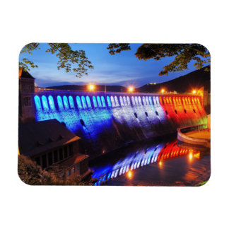 Edersee Staumauer zur blauen Stunde Magnet