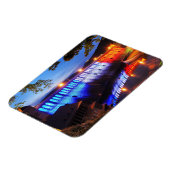 Edersee Staumauer zur blauen Stunde Magnet (Linke Seite)