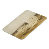 Edfu-Tempel, antikes Apollinopolis, Oberägypten Magnet (Linke Seite)