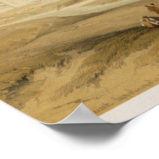 Edfu-Tempel, antikes Apollinopolis, Oberägypten Poster (Ecke)