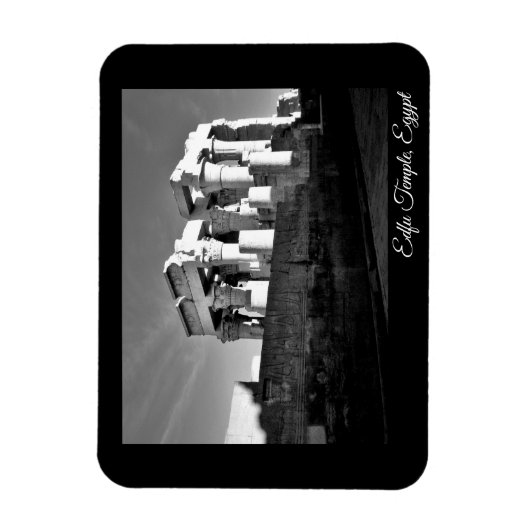 Edfu Temple, Ägypten Magnet (Vertikal)