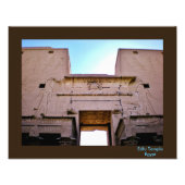 Edfu Temple Fotodruck (Vorne)