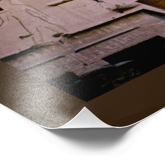 Edfu Temple Fotodruck (Ecke)