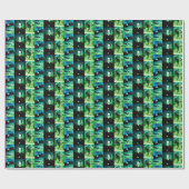 Edgar A Poe Portrait The Raven Dark Gothic Gift Geschenkpapier (Flach)