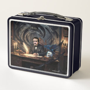 Edgar A. Poe: The Raven in gotischen Träumen kompo Metall Brotdose