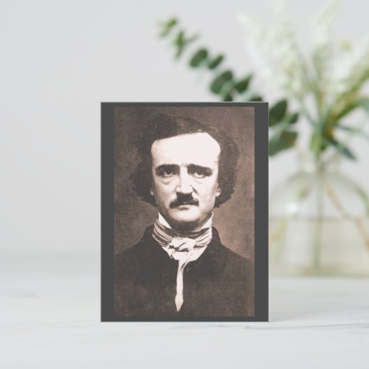 Edgar Alan Poe Postcard Postkarte (Stehend Vorderseite)