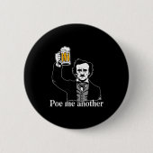 Edgar Allan E Me Another Raven Nevermore Gothic Gi Button (Vorderseite)