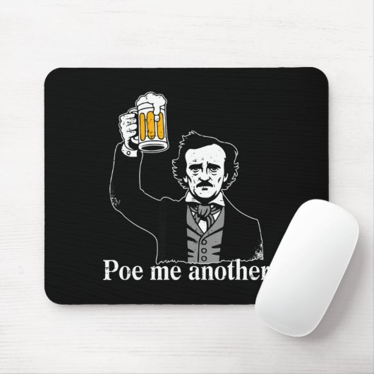 Edgar Allan E Me Another Raven Nevermore Gothic Gi Mousepad (Mit Mouse)