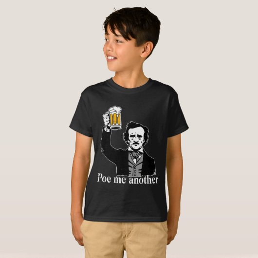 Edgar Allan E Me Another Raven Nevermore Gothic Gi T-Shirt (Vorne ganz)