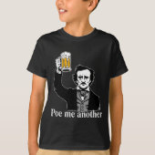 Edgar Allan E Me Another Raven Nevermore Gothic Gi T-Shirt (Vorderseite)