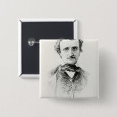 Edgar Allan Poe 1907 Button (Vorne & Hinten)