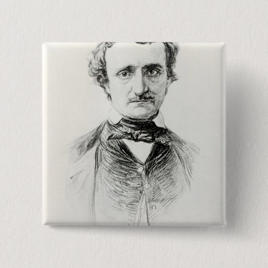 Edgar Allan Poe 1907 Button (Vorderseite)