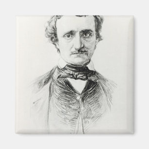 Edgar Allan Poe 1907 Magnet