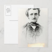 Edgar Allan Poe 1907 Postkarte (Vorne/Hinten)
