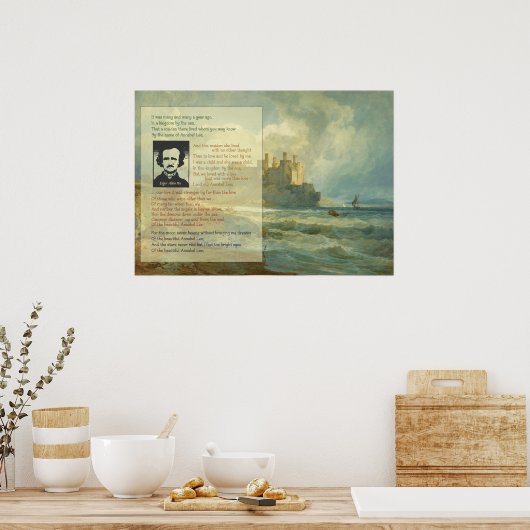 Edgar Allan Poe Annabel Lee Poster (Küche)