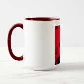 Edgar Allan Poe Art Gift Tasse (Links)