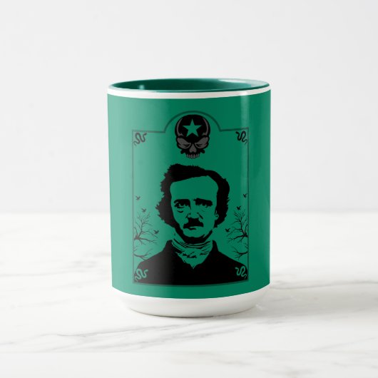 Edgar Allan Poe Art Tasse (Zentrum)