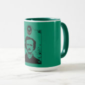 Edgar Allan Poe Art Tasse (VorderseiteRechts)