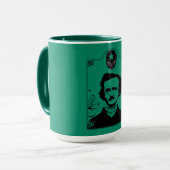 Edgar Allan Poe Art Tasse (Vorderseite Links)