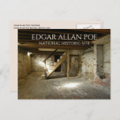 Edgar Allan Poe Basement, Philadelphia Postkarte (Vorne/Hinten)