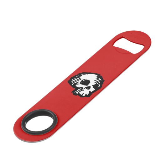 Edgar Allan Poe Bottle Opener Speed Flaschenöffner (Rückseite Schrägansicht)
