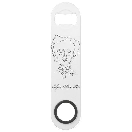 Edgar Allan Poe Bottle Opener Speed Flaschenöffner (Vorderseite)