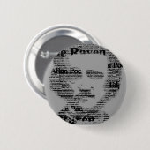Edgar Allan Poe Bottom Button (Vorne & Hinten)