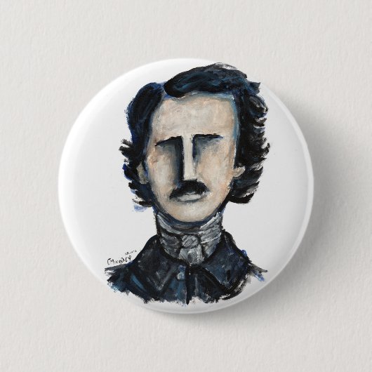 Edgar Allan poe Button (Vorderseite)