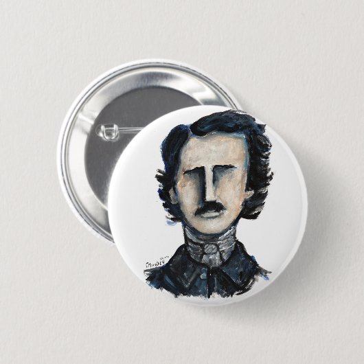 Edgar Allan poe Button (Vorne & Hinten)
