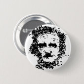 Edgar Allan Poe Button (Vorne & Hinten)
