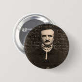 Edgar Allan Poe Button (Vorne & Hinten)