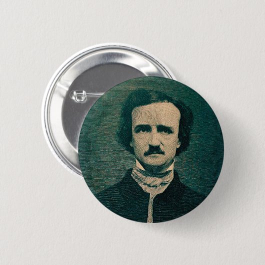 Edgar Allan Poe Button (Vorne & Hinten)