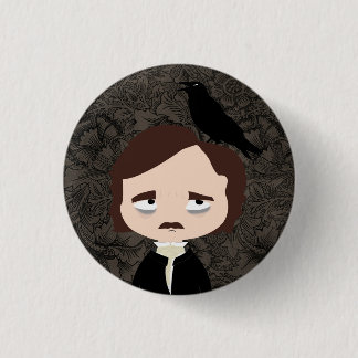 Edgar Allan Poe Button