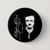 Edgar Allan Poe Button (Vorderseite)