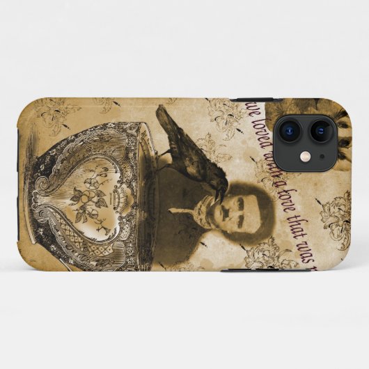 Edgar Allan Poe Case-Mate iPhone Hülle (Rückseite (Horizontal))